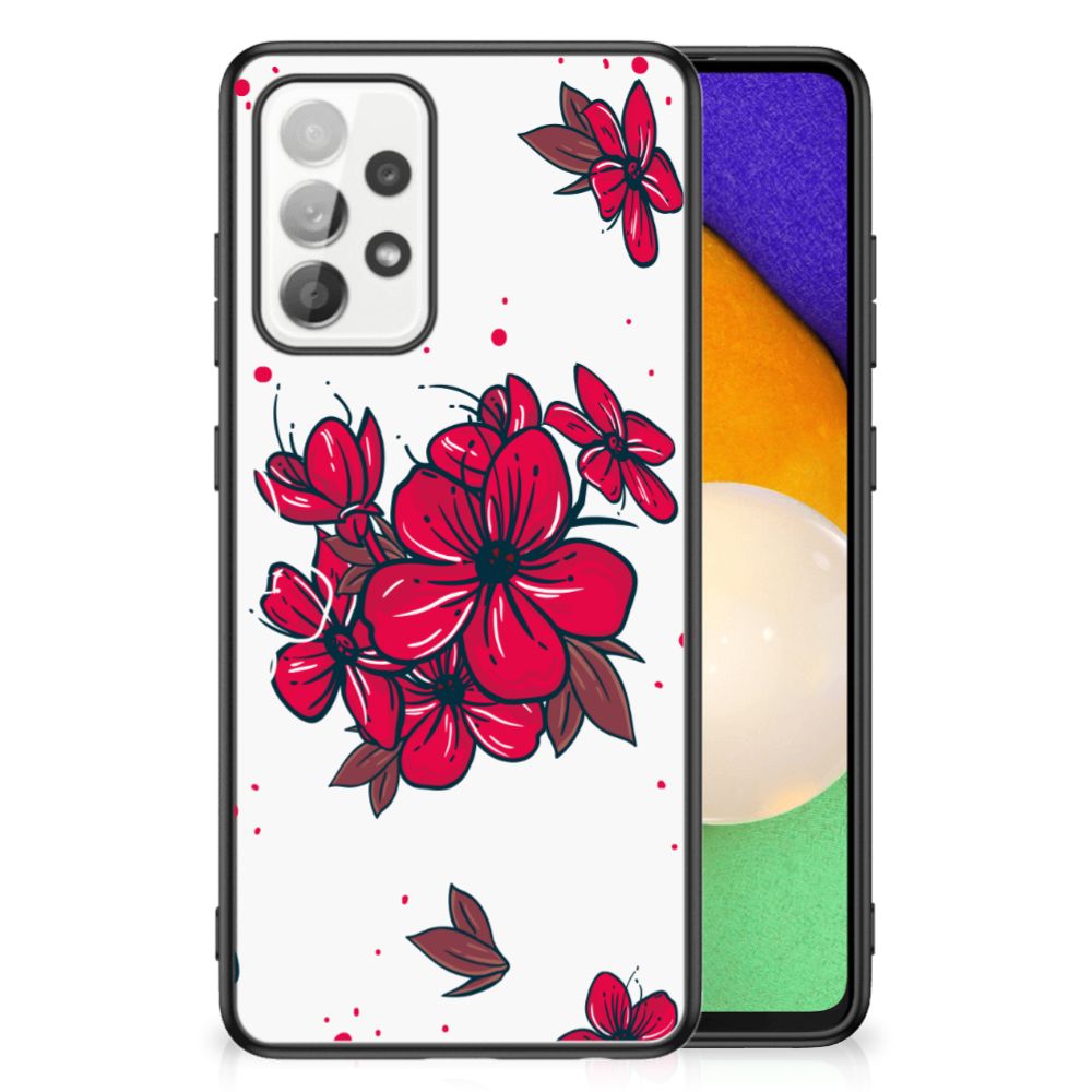 Samsung Galaxy A52 | A52s (5G/4G) Bloemen Hoesje Blossom Red