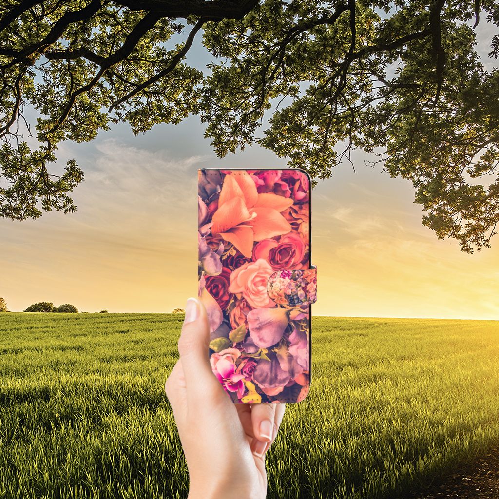 Motorola Moto E22 | E22i Hoesje Bosje Bloemen