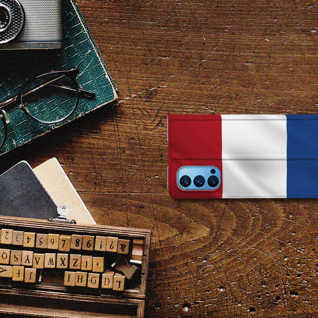 OPPO Reno4 Pro 5G Standcase Nederlandse Vlag - B2C Telecom