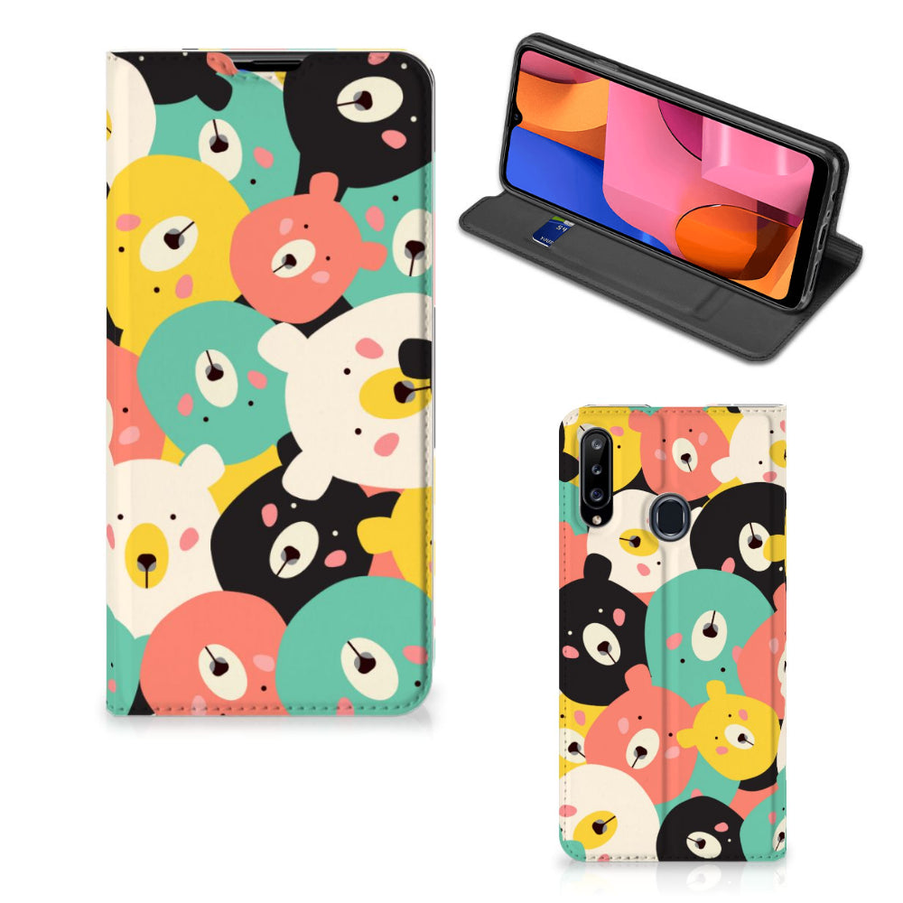 Samsung Galaxy A20s Magnet Case Bears