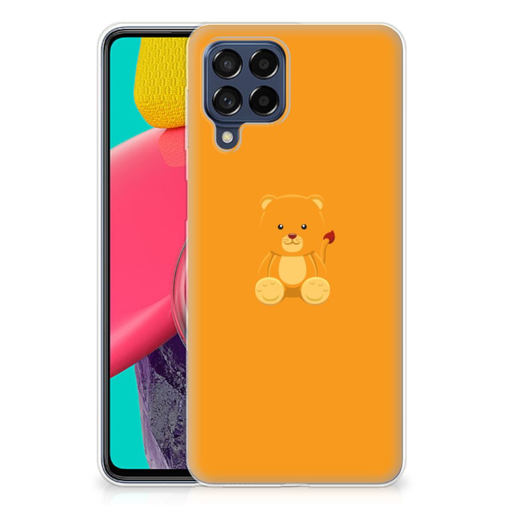 Samsung Galaxy M53 Telefoonhoesje met Naam Baby Beer B2C Telecom