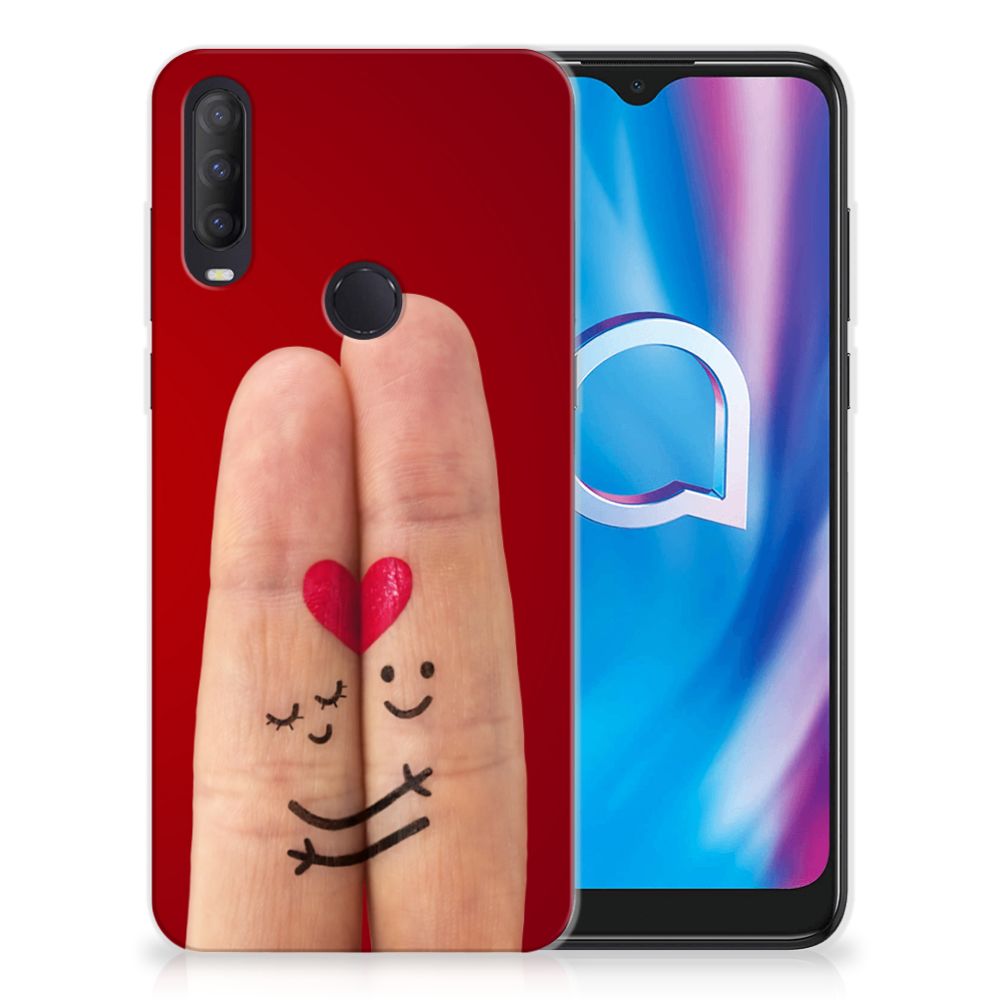 Alcatel 1S (2020) Silicone Back Cover Liefde - Origineel Romantisch Cadeau B2C Telecom