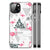 Apple iPhone 13 | iPhone 14 Dierenprint Telefoonhoesje Flamingo Triangle