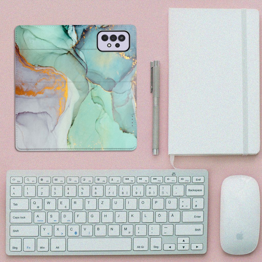 Bookcase voor Samsung Galaxy A33 5G Watercolor Mix - B2C Telecom
