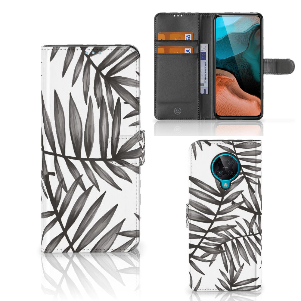 Xiaomi Poco F2 Pro Hoesje Leaves Grey