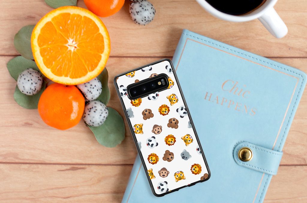 Bumper Case voor Samsung Galaxy S10+ Dieren Emojis B2C Telecom