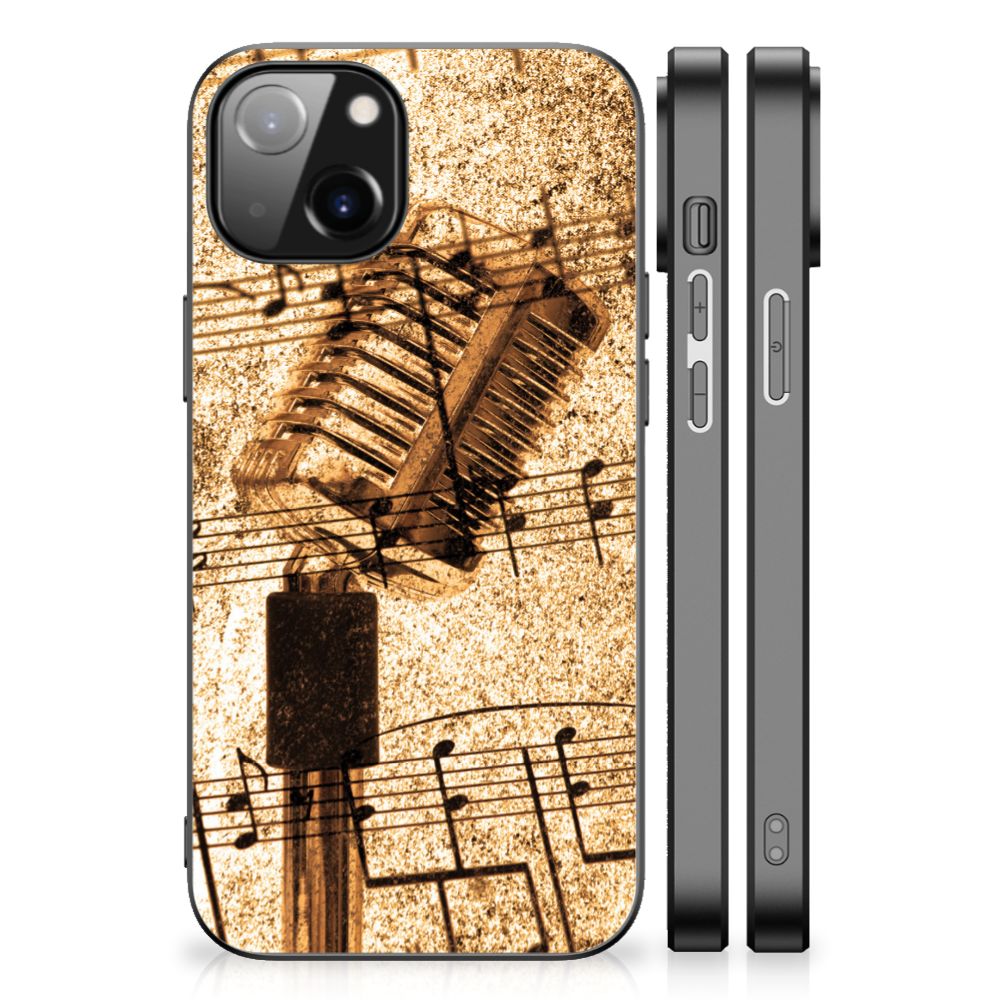 Apple iPhone iPhone 13 | iPhone 14 Silicone Back Case Bladmuziek
