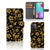 Samsung Galaxy A52 Hoesje Gouden Bloemen