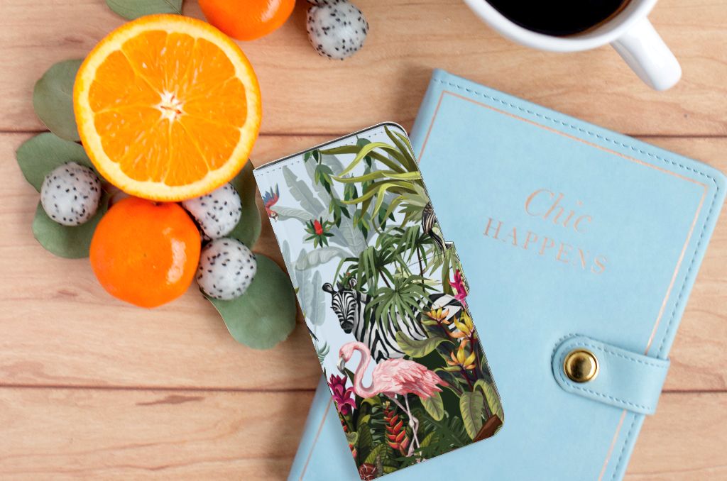 Telefoonhoesje met Pasjes voor Samsung Galaxy A53 Jungle