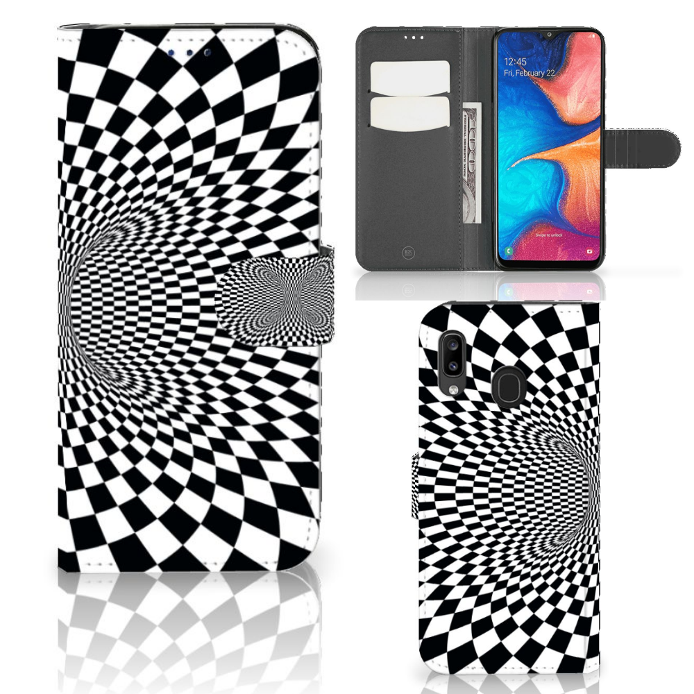 Samsung Galaxy A30 Book Case Illusie