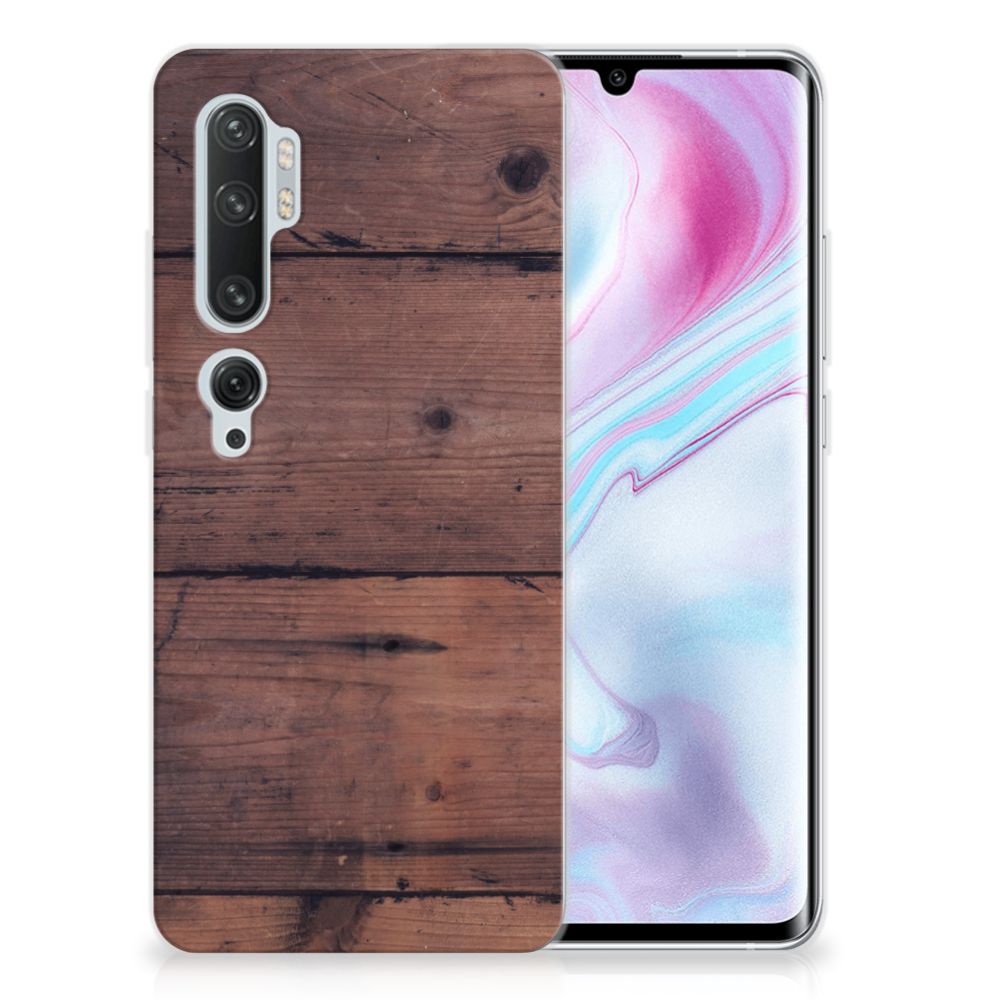 Xiaomi Mi Note 10 Pro Bumper Hoesje Old Wood B2C Telecom