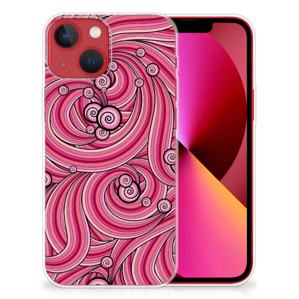 Apple iPhone 13 Hoesje maken Swirl Pink B2C Telecom