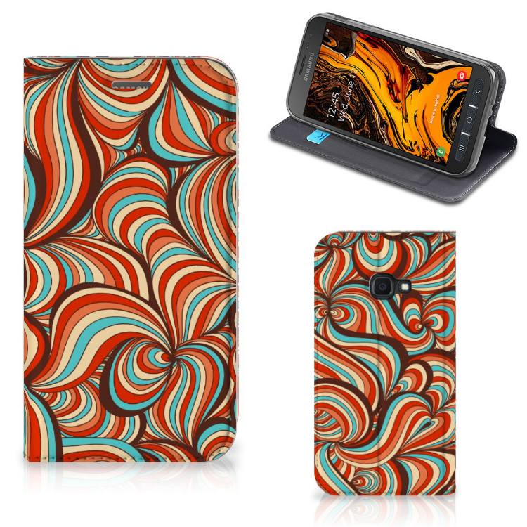 Samsung Galaxy Xcover 4s Bookcase Retro