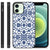 iPhone 12 Mini Skin Case Flower Blue B2C Telecom