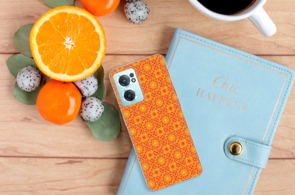 OnePlus Nord CE 2 5G TPU bumper Batik Oranje B2C Telecom