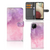 Hoesje Samsung Galaxy A12 Pink Purple Paint