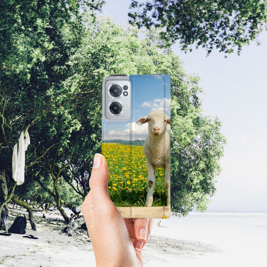 OnePlus Nord CE 2 5G Hoesje maken Schaap en Lammetje - B2C Telecom