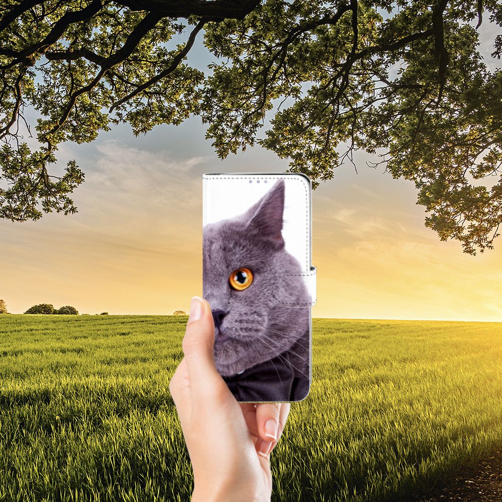 Samsung Galaxy S20 Plus Telefoonhoesje met Pasjes Kat
