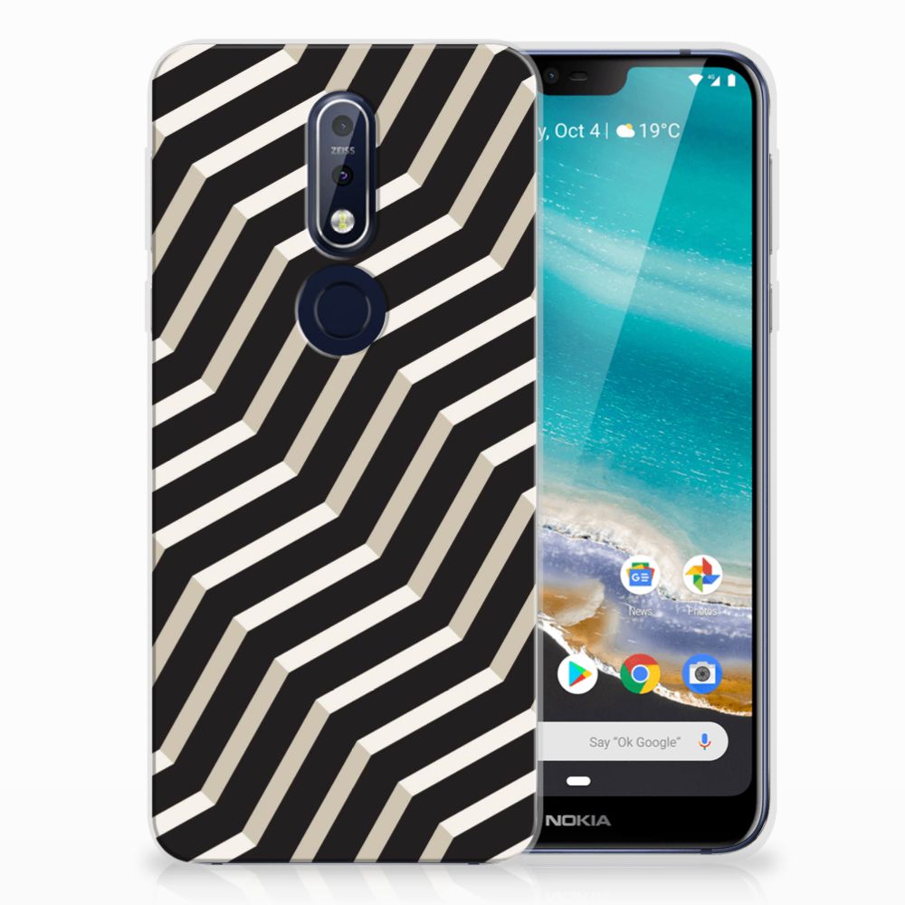 Nokia 7.1 TPU Hoesje Illusion