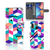 Samsung Galaxy A20e Book Case Blokken Kleurrijk