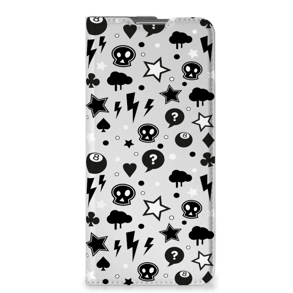 Mobiel BookCase OPPO Find X5 Pro Silver Punk