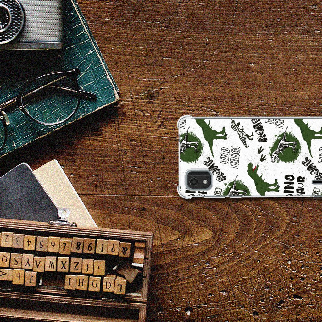 Case Anti-shock voor Nokia C2 2nd Edition Dinosaurus B2C Telecom