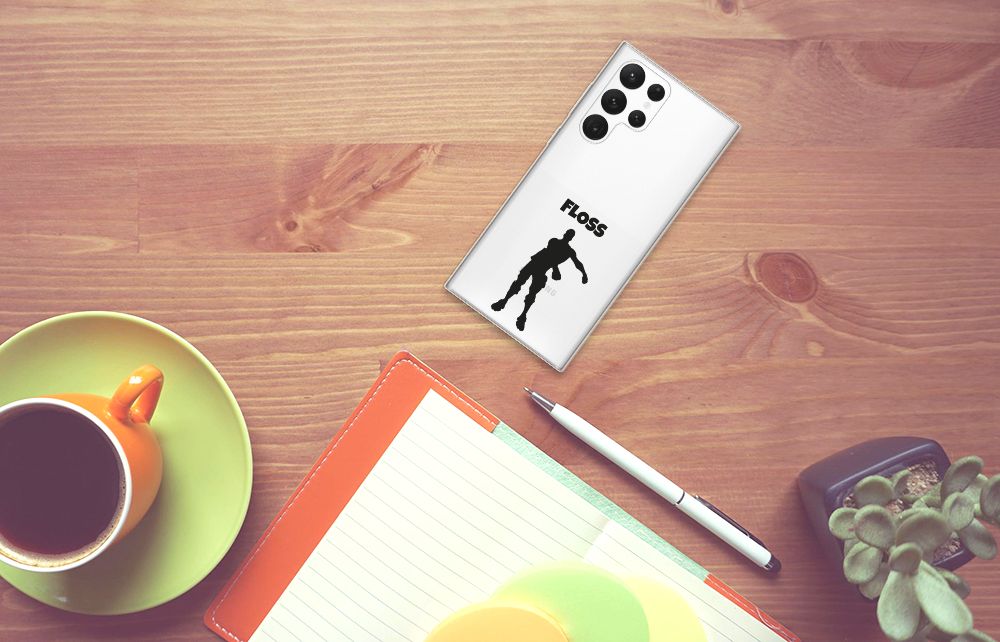 Samsung Galaxy S22 Ultra Telefoonhoesje met Naam Floss B2C Telecom