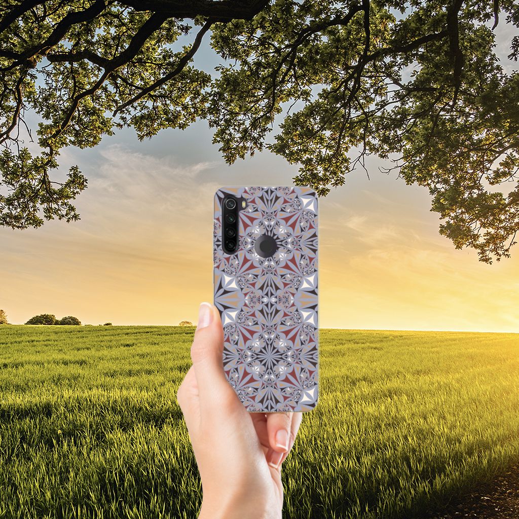 Xiaomi Redmi Note 8T TPU Siliconen Hoesje Flower Tiles B2C Telecom