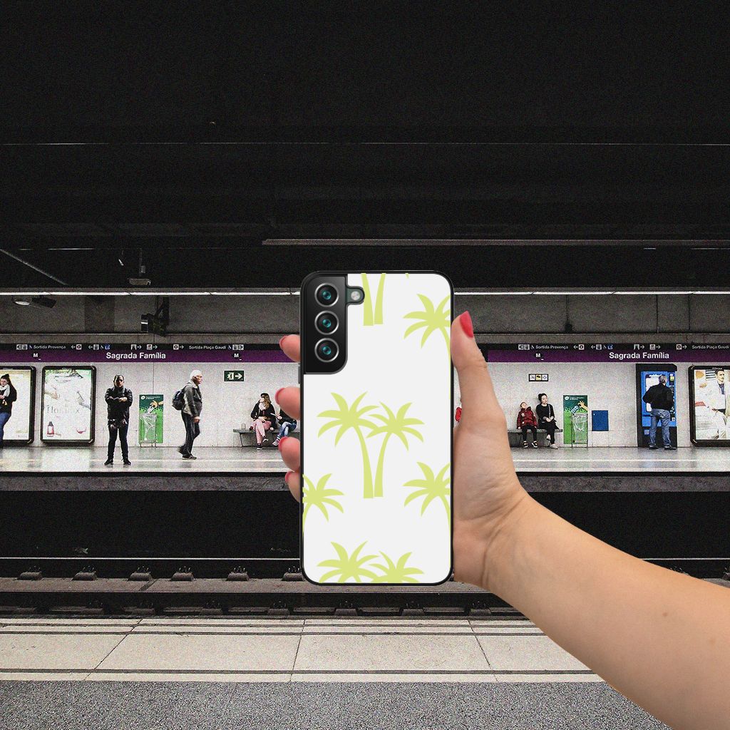 Samsung Galaxy S22 Plus Bloemen Hoesje Palmtrees B2C Telecom