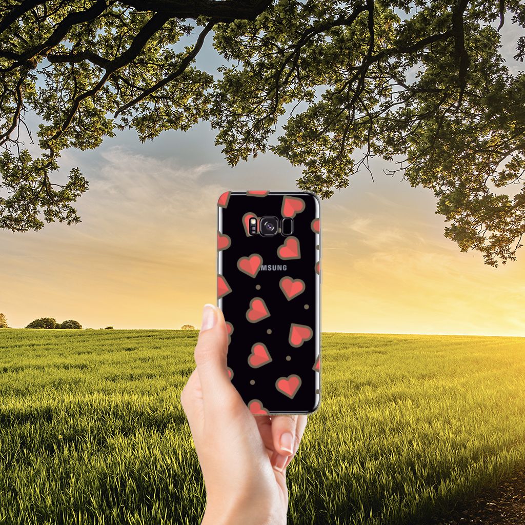 Samsung Galaxy S8 Plus TPU bumper Hearts