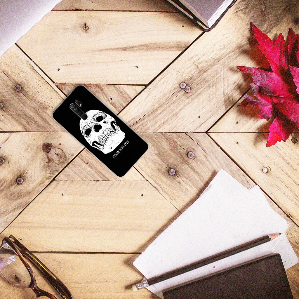 Silicone Back Case Xiaomi Redmi 9 Skull Eyes B2C Telecom