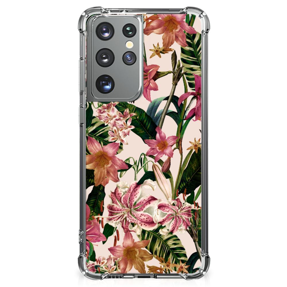Samsung Galaxy S21 Ultra Case Flowers B2C Telecom