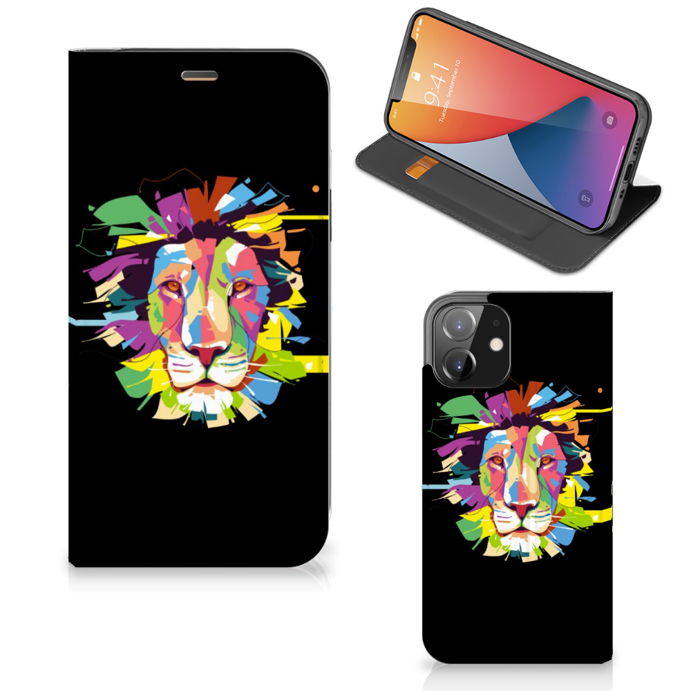 iPhone 12 | iPhone 12 Pro Magnet Case Lion Color - B2C Telecom