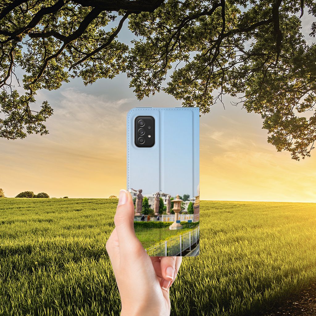 Samsung Galaxy A03s Book Cover Boeddha - B2C Telecom