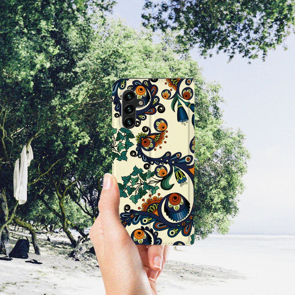 Telefoon Hoesje Samsung Galaxy A13 (5G) | Samsung Galaxy A04s Barok Flower - B2C Telecom