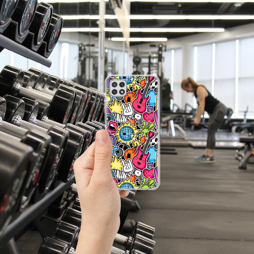 Samsung Galaxy A22 5G Silicone Back Cover Punk Rock B2C Telecom