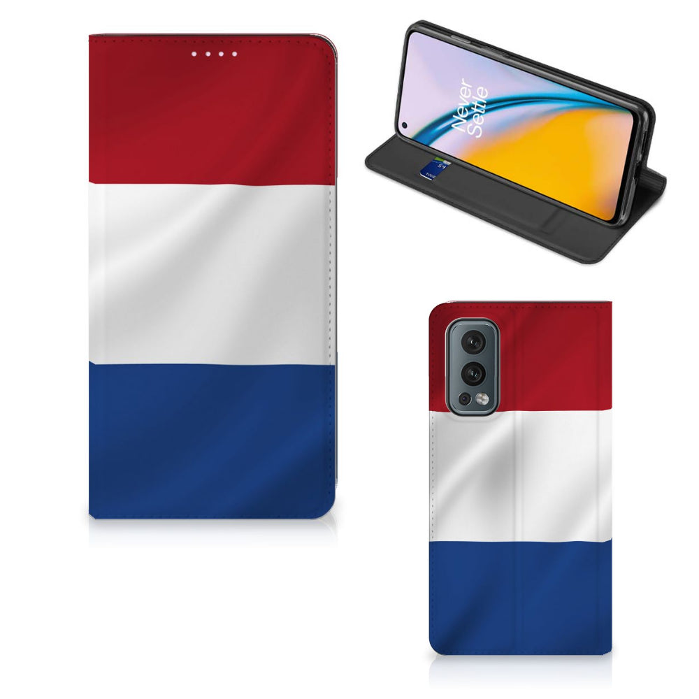 OnePlus Nord 2 5G Standcase Nederlandse Vlag