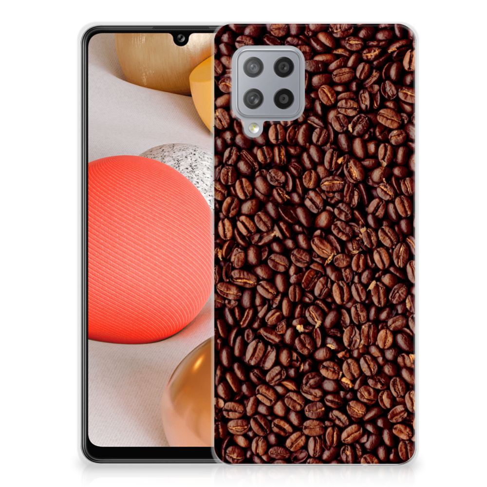Samsung Galaxy A42 Siliconen Case Koffiebonen
