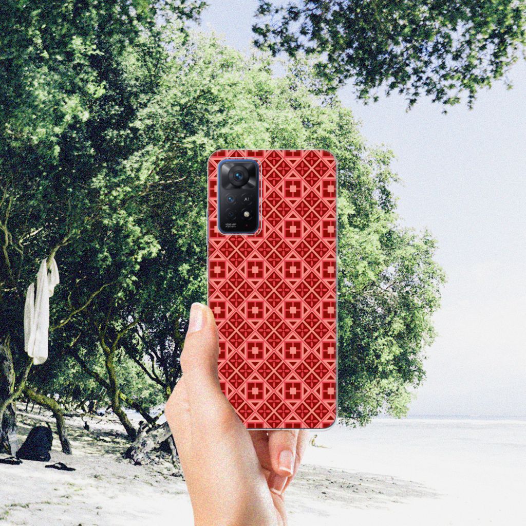 Xiaomi Redmi Note 11 Pro 5G TPU bumper Batik Rood B2C Telecom