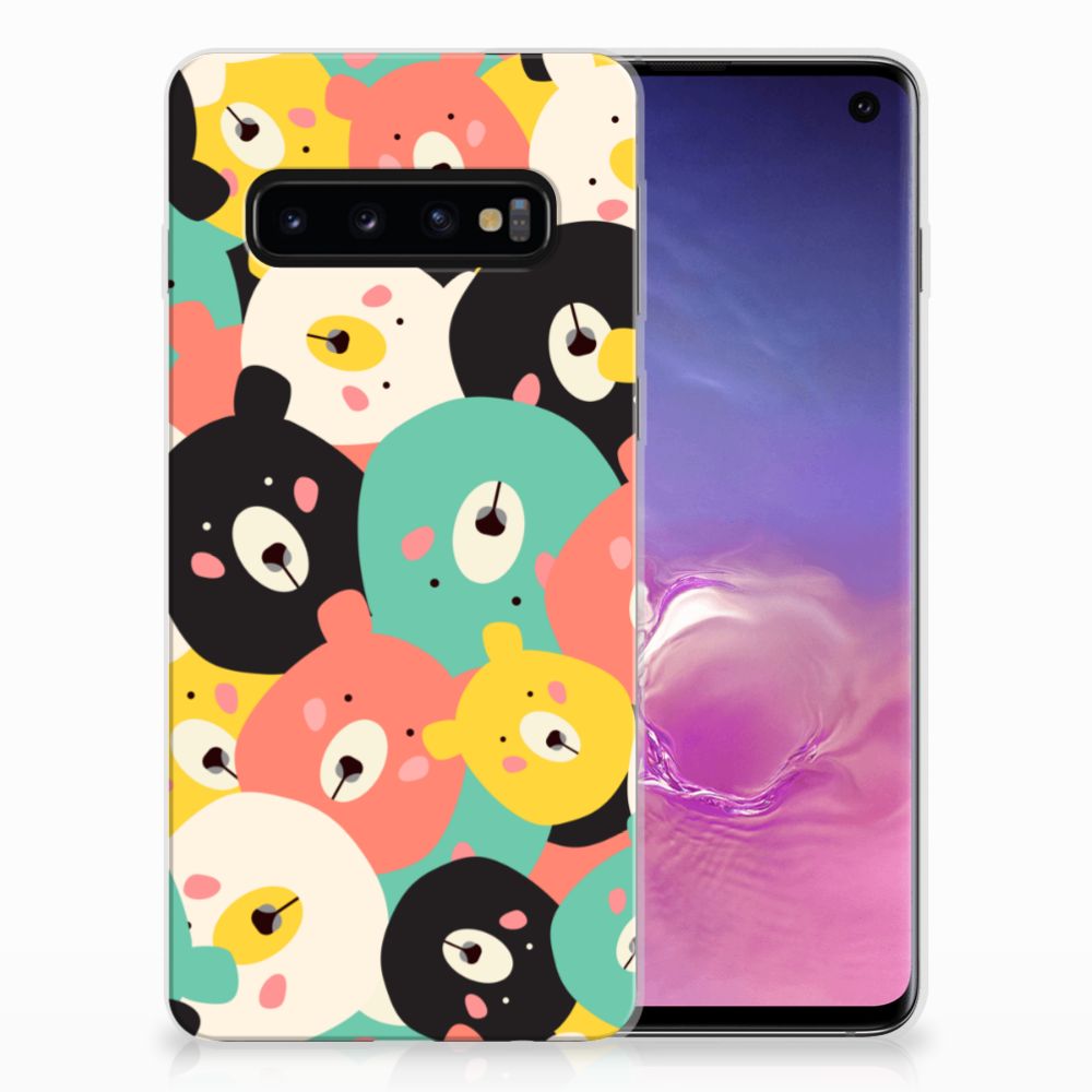 Samsung Galaxy S10 Telefoonhoesje met Naam Bears