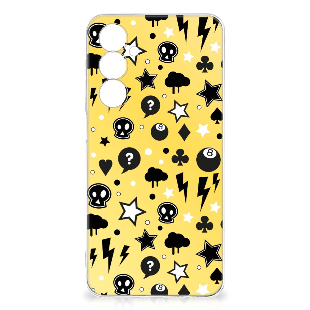 Silicone Back Case Samsung Galaxy A54 5G Punk Geel