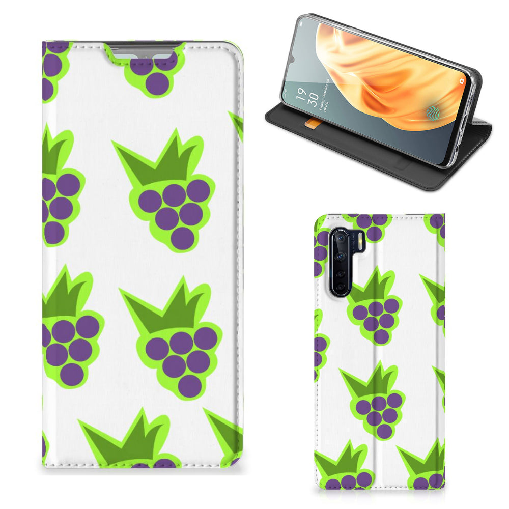 OPPO Reno3 | A91 Flip Style Cover Druiven