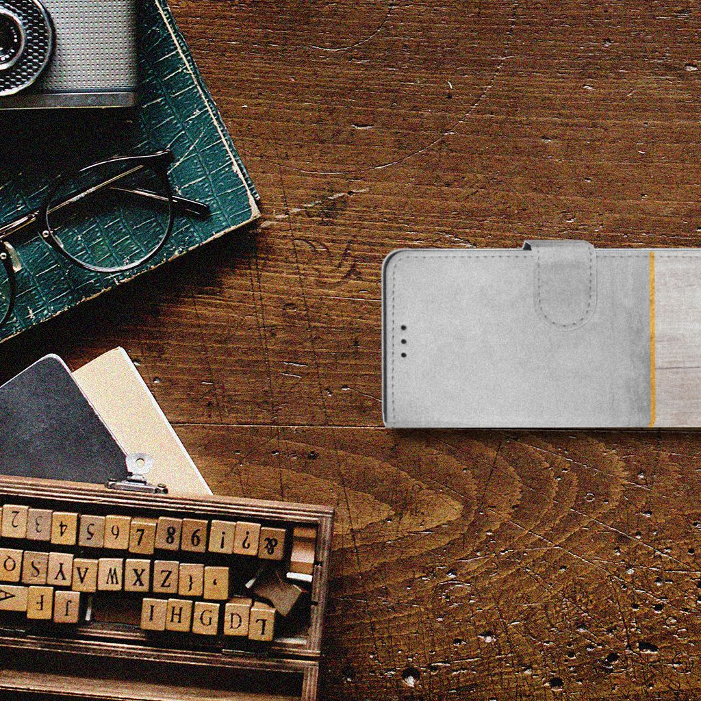 Xiaomi Mi 9 SE Book Style Case Wood Concrete