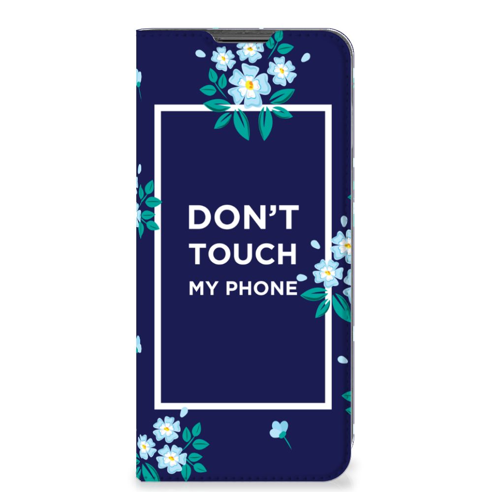 Motorola Moto G22 Design Case Flowers Blue DTMP - B2C Telecom