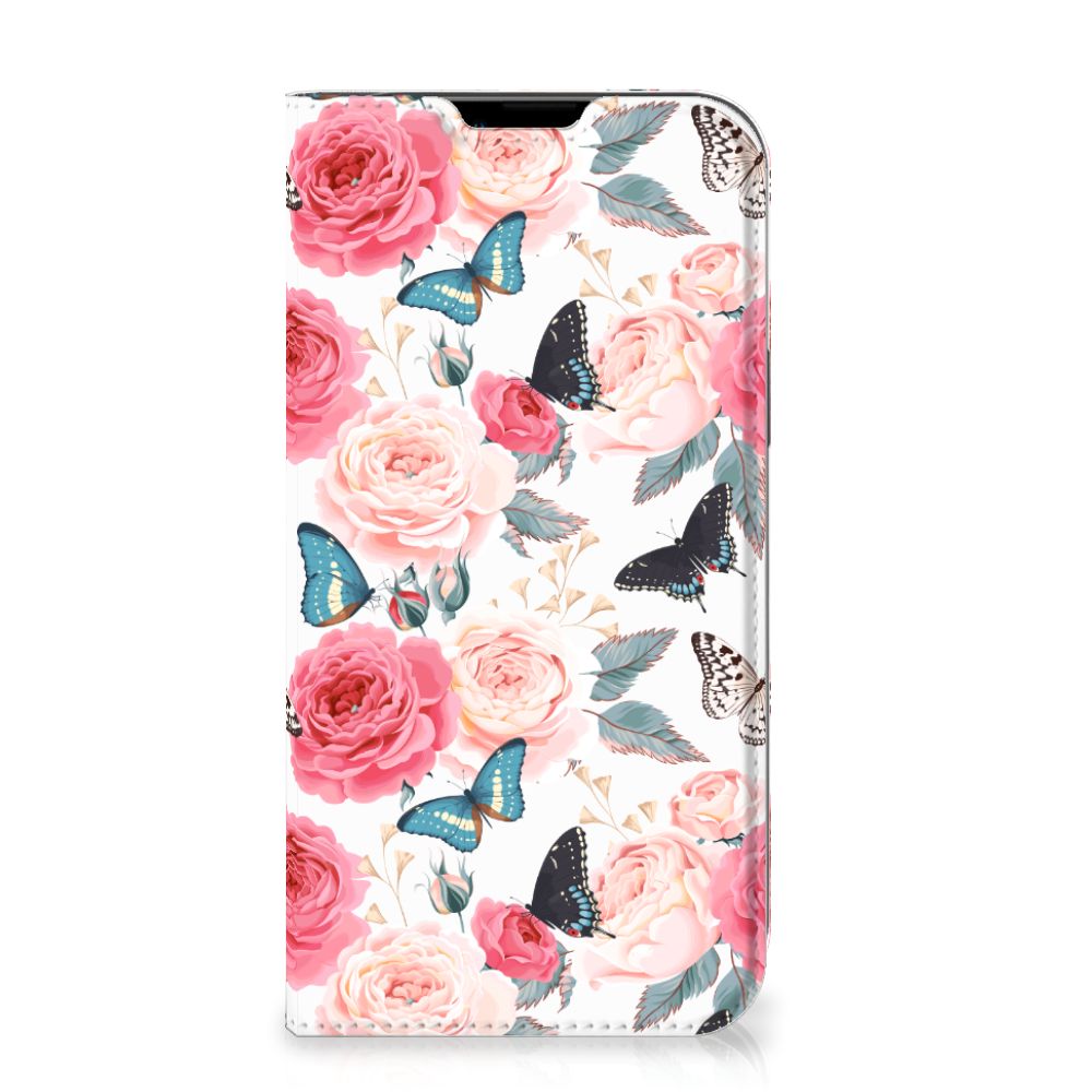 iPhone 14 Plus Smart Cover Butterfly Roses