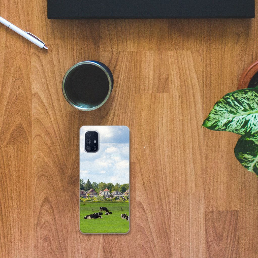 Samsung Galaxy M51 TPU Hoesje Koeien B2C Telecom
