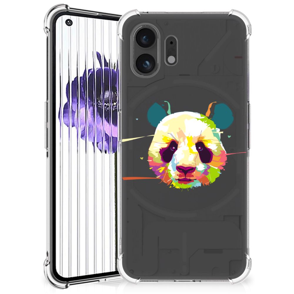 Nothing Phone (2) Stevig Bumper Hoesje Panda Color