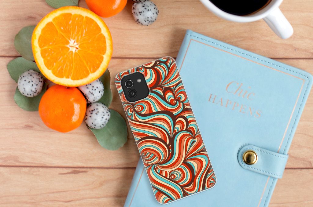 Samsung Galaxy A03 Hoesje maken Retro B2C Telecom