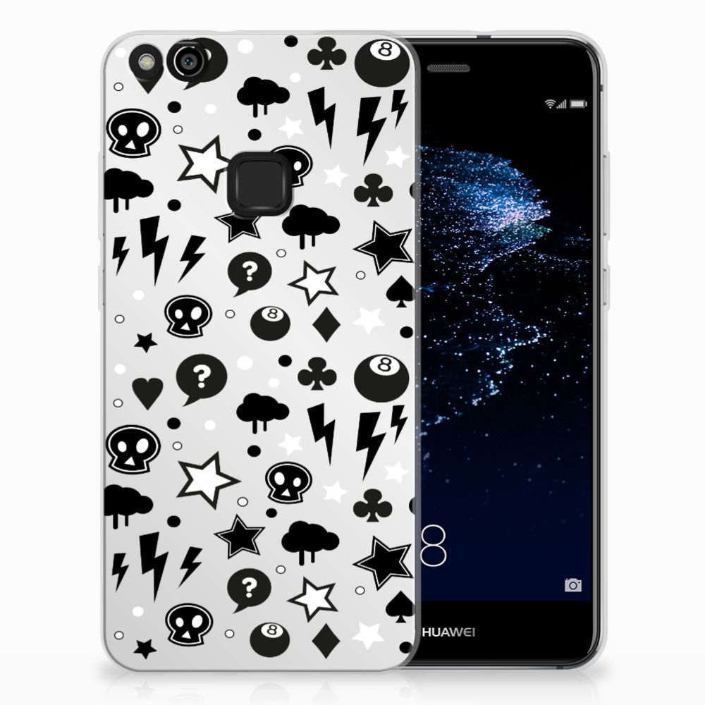 Silicone Back Case Huawei P10 Lite Silver Punk