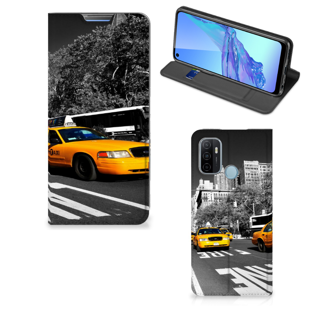 OPPO A53 | A53s Book Cover New York Taxi - B2C Telecom